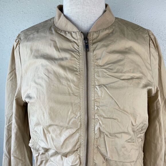 H&M Divided Tan Full Zip Jacket EUC - Picture 2 of 8